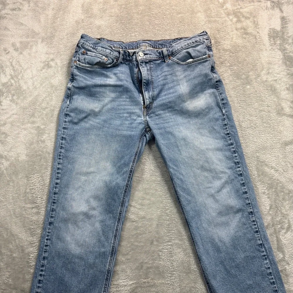 Levi Strauss & Co Jeans 541 Mens 40x32 Light Blue Straight Leg Denim Pants